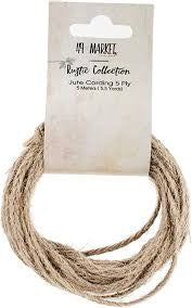 49 and Market Jute Cording 5 Ply